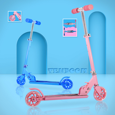 CPSC Outdoor Scooter Handlebar Height ROHS Adjustable Kids Light Up Scooter