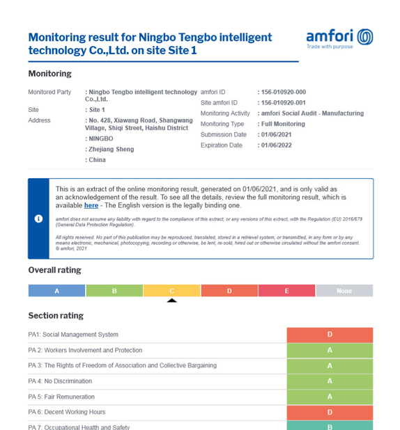 Ningbo Tengbo Intelligent Technology Co., Ltd.